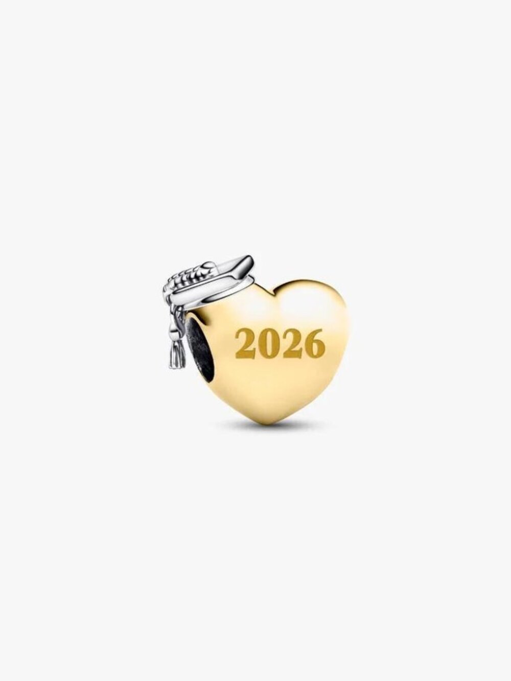 Pandora Graduation 2026 Yellow Heart Charm